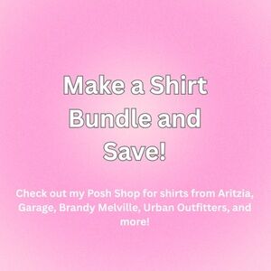Make a Shirt Bundle! (Not a listing)